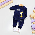 Cute Small Giraffe Soft Premium Sweatshirt & Trouser Pair