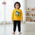 Donald Duck Printed Sweatshirt Set - Yellow