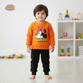 Minnie Mouse Printed Sweatshirt Set - Orange