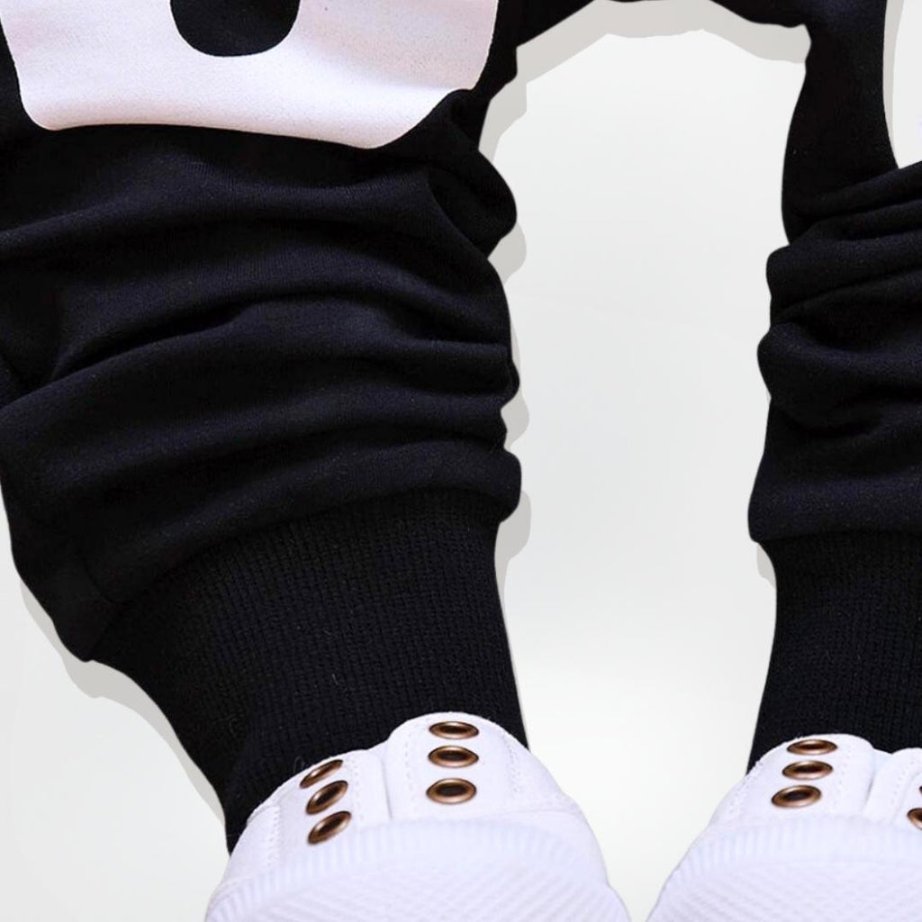 Black Design Soft Premium Sweatshirt & Trouser Pair