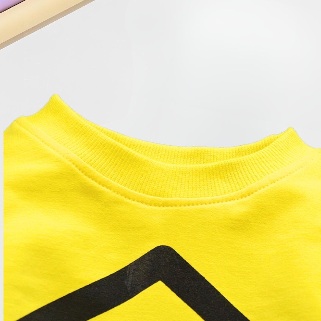 Yellow Design Soft Premium Sweatshirt & Trouser Pair