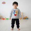 Tom and Jerry Printed Sweatshirt Set - Grey
