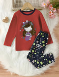Red Sleepy Princess Casual kids Wear