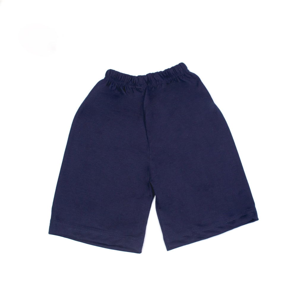 Blue Care Bear Print Short-sleeve Tee & Shorts Set
