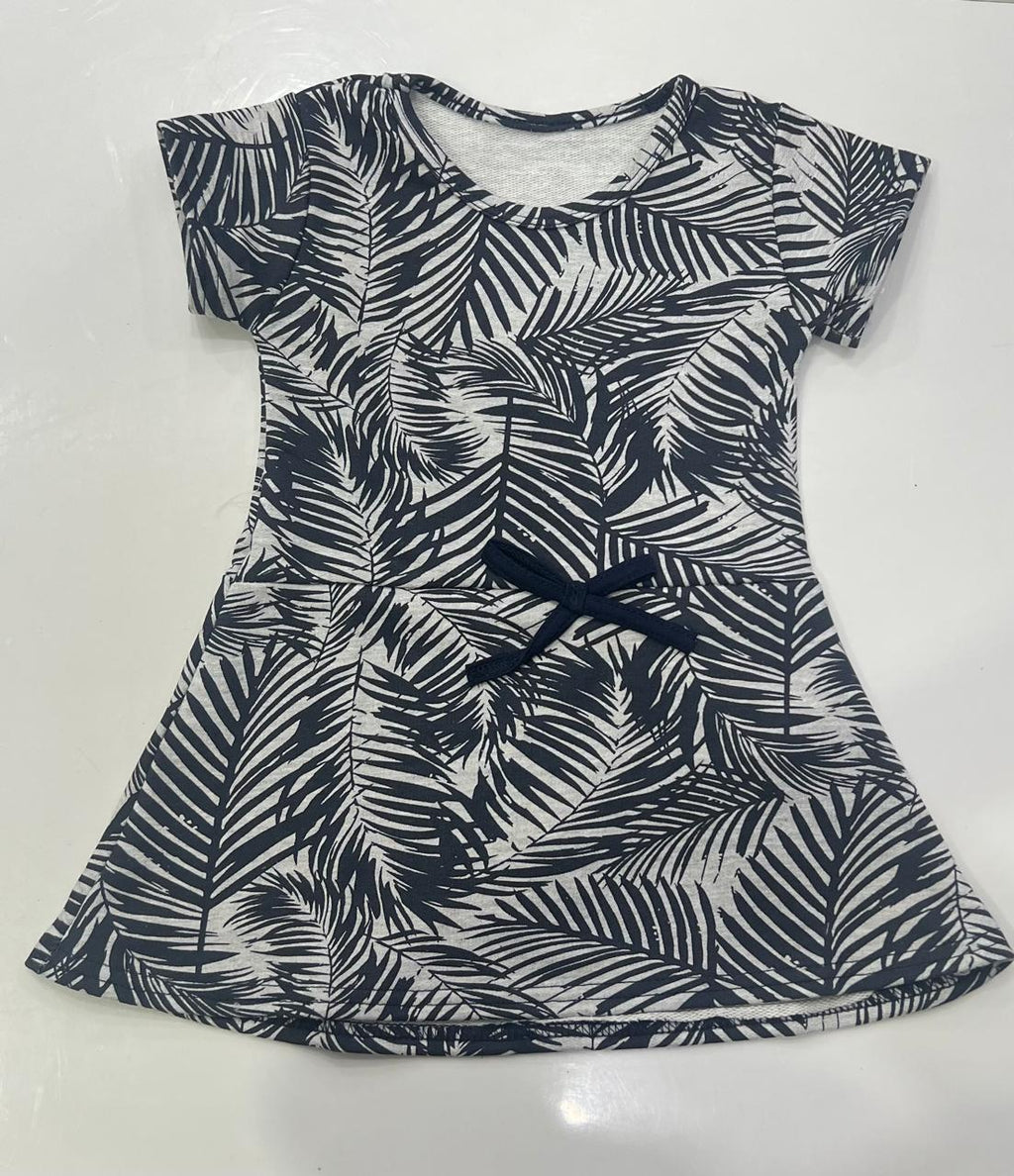 Kids Tropical Palm Print Polo & Shorts Matching Set