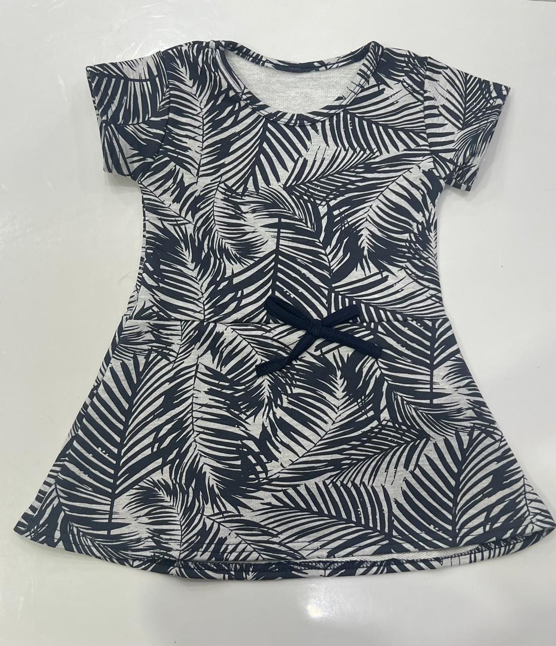 Kids Tropical Palm Print Polo & Shorts Matching Set