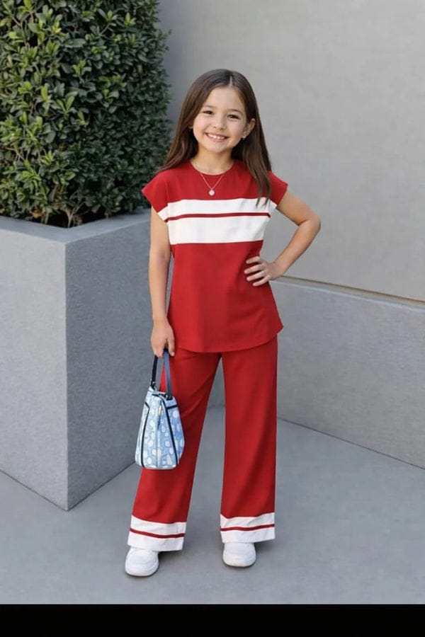 Ruby Charm Girls Co-Ord Set (2-Piece Outfit)