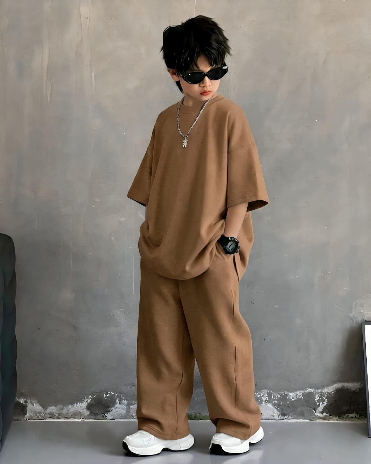 Boys Classic Co-Ord Set (T-Shirt & Jogger Pants)