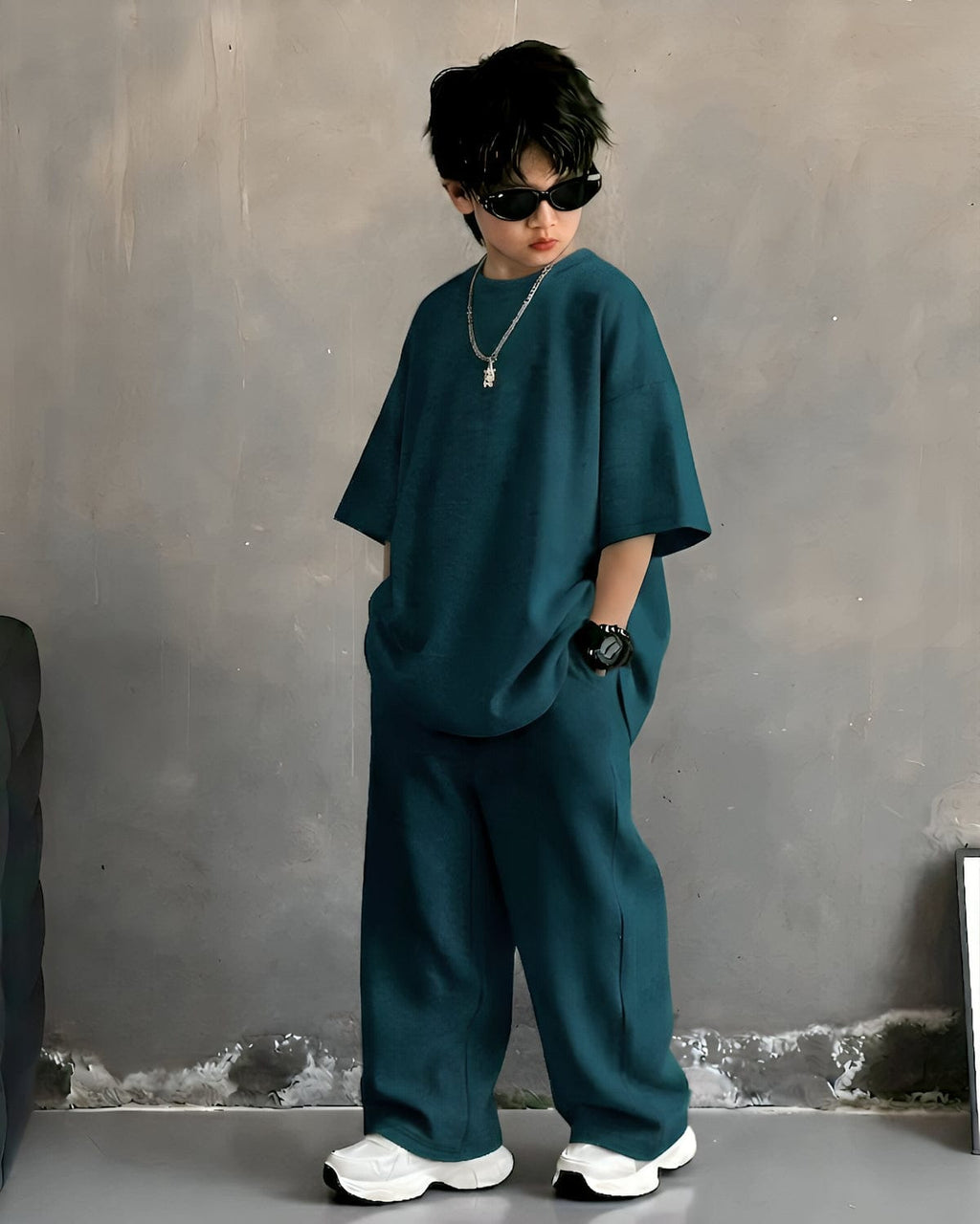 Boys Classic Co-Ord Set (T-Shirt & Jogger Pants)