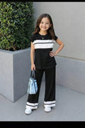 Classic Noir Girls Co-Ord Set (2-Piece Outfit)