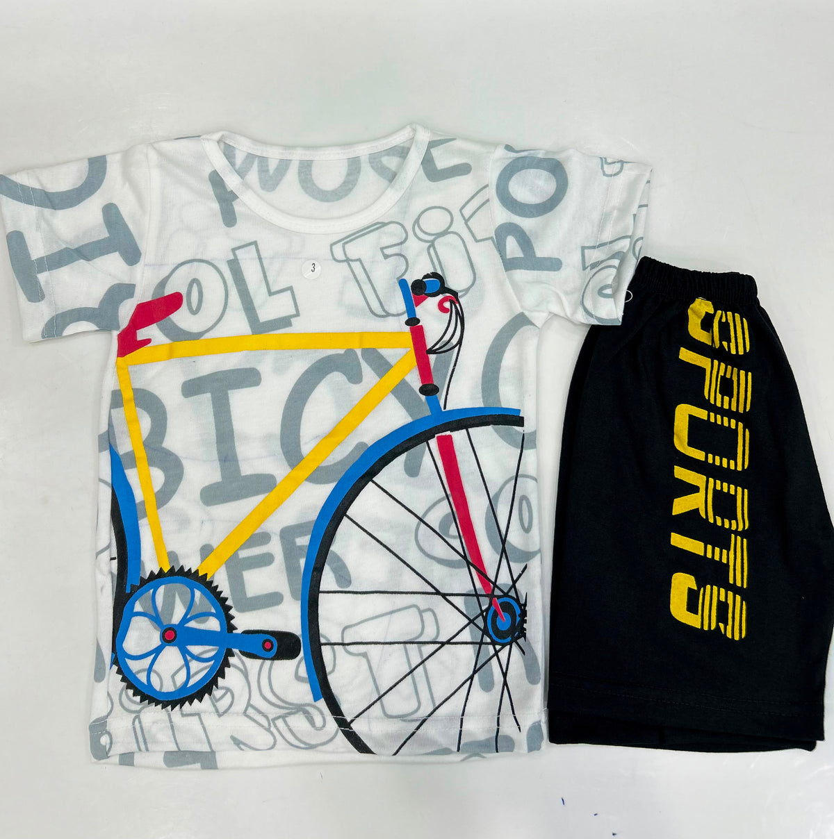 Bicycle Kids Short Set